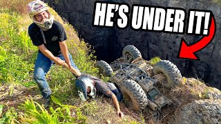 He CRASHED My FOURWHEELER SENDING OFF CLIFF [upl. by Franky]