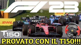 F1 23 PRIMA PROVA CON THRUSTMASTER T150 WHEEL GAMEPLAY PS5 💥 [upl. by Lilla]