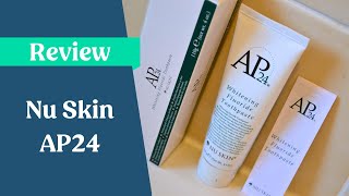 Nu Skin AP24 Fluoride Whitening Toothpaste Review [upl. by Emsoc]