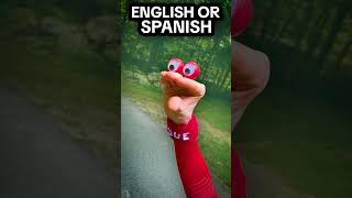 ENGLISH OR SPANISH shorts [upl. by Yrehc]