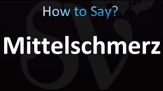 How to Pronounce Mittelschmerz correctly [upl. by Odnavres979]