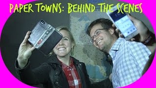 PAPER TOWNS BEHIND THE SCENES ft John Green [upl. by Nesilla]