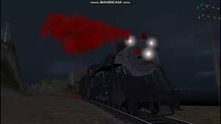 clinchfield 311 kills ATSF 2925 on the railroad bridge at the middle of the night [upl. by Aniroz]