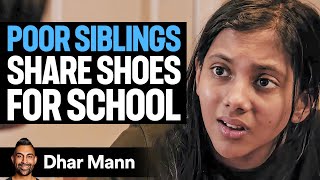 Poor Siblings SHARE SHOES for SCHOOL  Dhar Mann Studios [upl. by Magda]