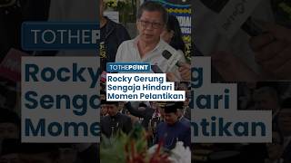 Rocky Gerung Sengaja Kabur dari Jakarta saat Momen Pelantikan PrabowoGibran Kabur ke Bojonegoro [upl. by Favian]