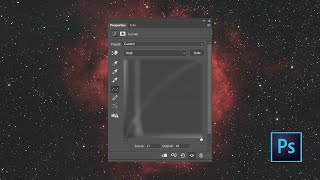 STRETCHING Astrophotography in Photoshop Using Curves and Levels [upl. by Hollington]