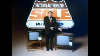 Philco TV Sets Commercial James Harder Early 1970s [upl. by Iroc]