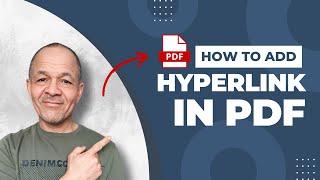 How to add Hyperlink in PDF in PDF  Add clickable link in pdf files EASILY [upl. by Dillie]