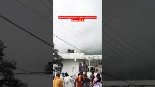 Mesmerizing weather at Mata Vaishno Devi Bhawan 🥳🙏 [upl. by Beore]