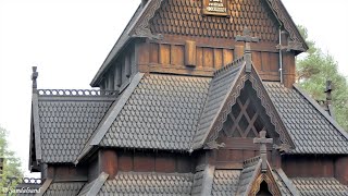 Norway  Gol stavkirke stave church [upl. by Burg11]