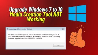 Solved Media Creation Tool Error 0x80072F8F–0x20000 in Windows 7  Upgrade Windows 7 to Windows 10 [upl. by Caputo]