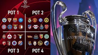 31 DE AGOSTO EL SORTEO DE LA ÚLTIMA CHAMPIONS COMO LA CONOCEMOS 🏆⚽  futbol championsleague [upl. by Mulligan]