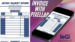 HOW TO DESIGN PAYMENT RECEIPT USING PIXELLAB [upl. by Hallagan312]