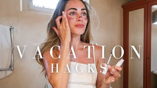 HOW TO LOOK GOOD ON VACATION  BEAUTY LIFE amp STYLE HACKS  Lydia Elise Millen [upl. by Sirovart]