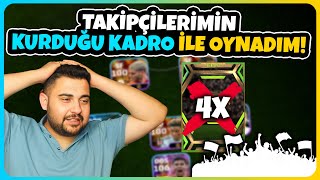 TAKİPÇİLERİM KURDUĞU KADRO İLE KAYBEDERSEM 4 EPİK SİLERİM eFootball Mobile 2025 [upl. by Haonam]