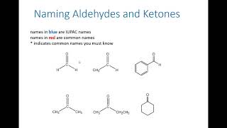 Chemistry 110  Chapter 12 Part Two Alkyl Halides Thiols Aldehydes and Ketones [upl. by Oberheim]