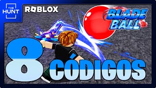 8 CÓDIGOS 🔴 BLADE BALL 🔴 activos 🟦 EVENTO THE HUNT 🟦 CODIGOS de BOLA DE HOJA  ROBLOX 2024 TilloASR [upl. by Etoile]