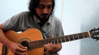 varaveena  carnatic geetham on acoustic guitar [upl. by Falzetta]