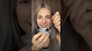 Talco en el pelo😳 pelogris tipsdepelo cabello talca [upl. by Haslam]