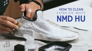 The Best Way Possible To Clean White Adidas NMD Human Races [upl. by Anirbaz]