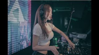 Hot Korean Dj playing panjabi song 😍 [upl. by Yrrem]