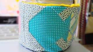 縫縫補補S10 Quilt  Fish Teapot Heat Preservation Cover  拼布魚兒茶壺保溫套 [upl. by Shalne]