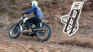 Offroad Fork Upgrade and Test Ride  1957 Triumph Desert Sled [upl. by Audris902]