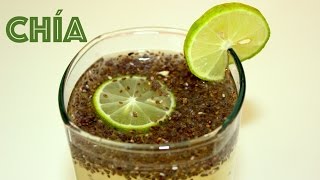 Agua de limon con semillas de chia  La receta de la abuelita [upl. by Vincentia]