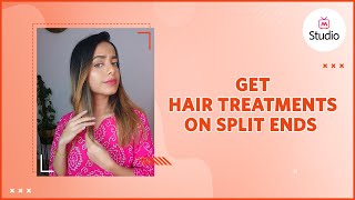 How To Get Rid Of Split Ends Hair  Treatment for Split Ends Shorts  Myntra [upl. by Teiluj]