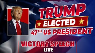 BREAKING  US Election Results  Donald Trump speaks after winning the 2024 Presidential Election [upl. by Atteselrahc418]