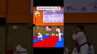 KUKKIWONTaekwondoDemonstration shortvideo taekwondo demonstration kukkiwon nepal 🥋👑 [upl. by Abby]