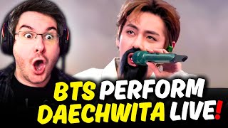 BTS PERFORMING DAECHWITA BLEW MY MIND [upl. by Enyahc46]