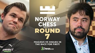 Leaders Magnus vs Hikaru amp Ju vs Anna Clash Again Will Ding Fight Back Norway Chess 2024 Rd 7 [upl. by Crain339]