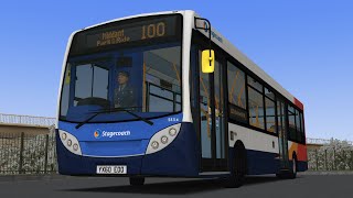 OMSI 2  Westcountry 3 Route 100  Enviro 200 Voith Dual Door [upl. by Cobb449]