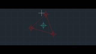 Dibujar un triangulo dados los puntos medios [upl. by Ariamo]