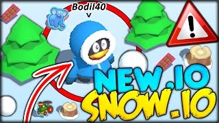 BRAND NEW IO GAME THE MOST MLG SHOT EVER  SNOWIO GAME SNOWFIGHTIO  Like Agario amp Slitherio [upl. by Adnylem]