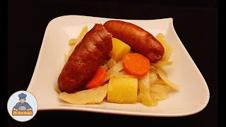 Potée au chou blanc et saucisses de Montbéliard Une recette gourmande [upl. by Ford]