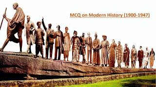 Important MCQ on Modern History Part 2 [upl. by Steward573]