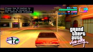 Grand Theft Auto Vice City  Forced 1080i Native  PS2 Gameplay [upl. by Ynnig]