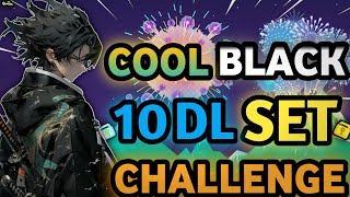 SPECIAL 10 DLS COOL BLACK SET CHALLENGE NEW SET  Growtopia  Set Challenge 478 [upl. by Bissell]