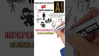 datazoderecho Concurso de delitos vs reincidencia 2 [upl. by Emsmus97]