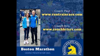 Boston Marathon Course Strategy and Logistics 2024 [upl. by Libys]