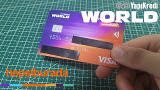 HEPSİBURADA PREMİUM WORLDCARD [upl. by Onfre]