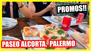 RECORRIDA PASEO ALCORTA PALERMO Y PIZZA PRECIOS DE LOCOS [upl. by Atikan]