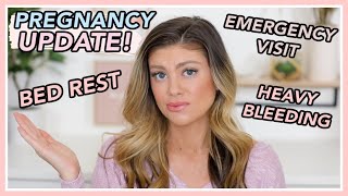 PREGNANCY UPDATE  ER VISIT  BED REST [upl. by Leisha608]