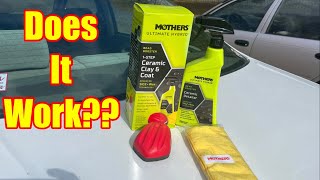 Mothers Ceramic clay and coat 1 step wax system does it work [upl. by Dania]