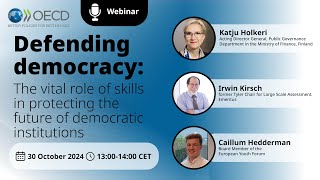 Webinar Defending democracy The role of skills in protecting the future of democratic institutions [upl. by Fedirko482]