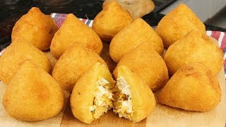 MINHA MASSA ESPECIAL DE COXINHA I SALGADOS FRITOS [upl. by Lindbom]