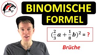 Binomische Formeln mit BRÜCHEN  Mathe Tutorial [upl. by Geer]