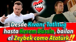 Desde Kıvanç Tatlıtuğ hasta Kerem Bürsin bailan el Zeybek con Atatürk [upl. by Juback]